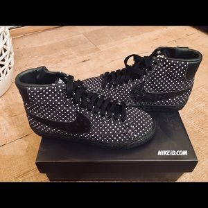 O.O.A.K. Nike ID Canvas Polka Dot Size 6.5